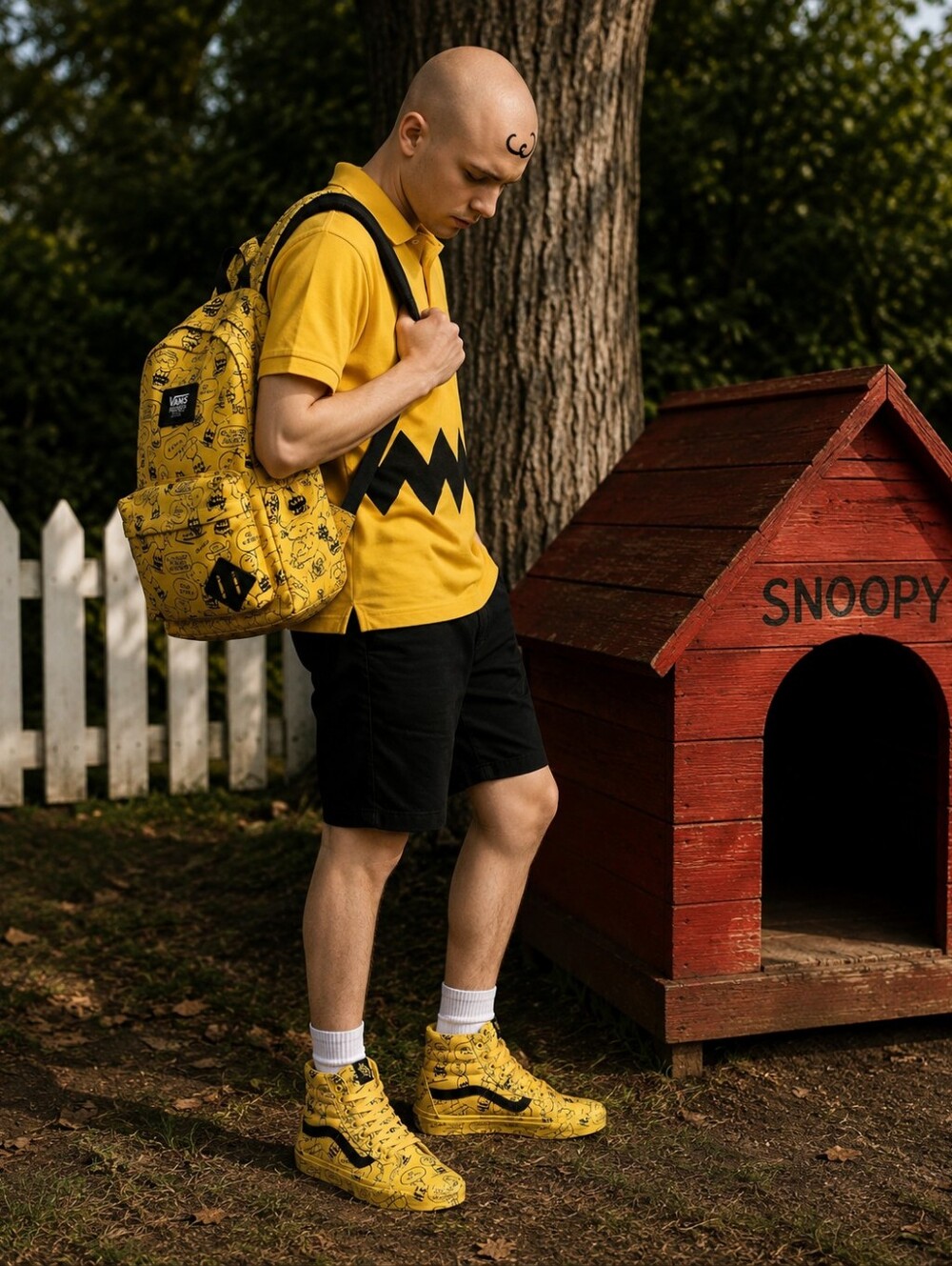 Vans x Charlie Brown Peanuts Bundle – Sk8-Hi Reissue + Backpack – 2017 Men's 9.5